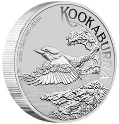 Kookaburra 10 oz Silber 2026