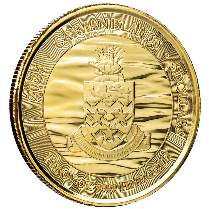 Isole Cayman: Marlin 1 oncia d'oro 2024 Prooflike