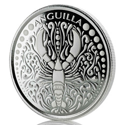 Anguilla: Lobster 1 oz Silver 2018