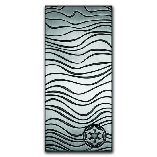 Niue: Star Wars Mandalorian Beskar moneta-lingotto 10 oz d'argento 2021