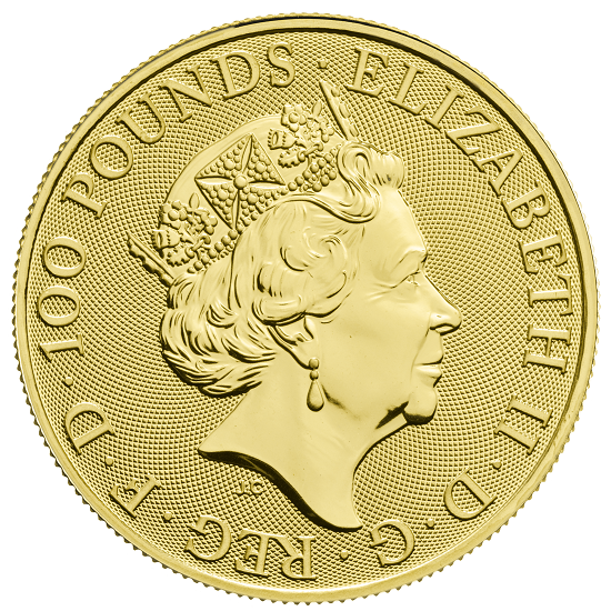 Lunar: A disznó éve 1 uncia arany 2019 Royal Mint UK