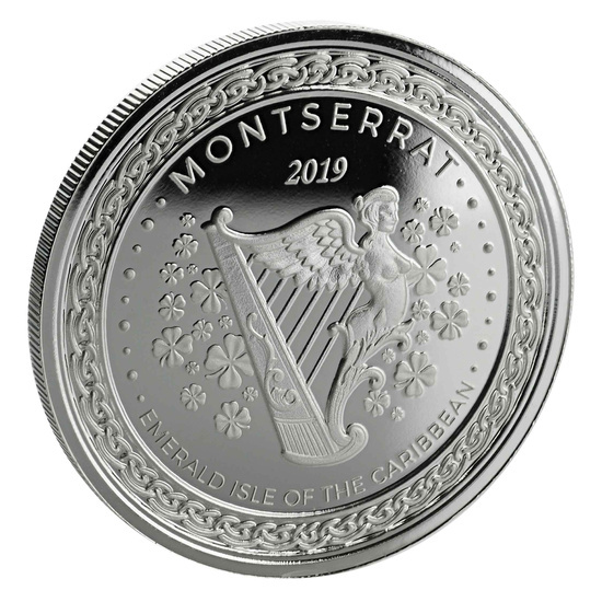 Montserrat: Isla Esmeralda del Caribe 1 oz Plata 2019