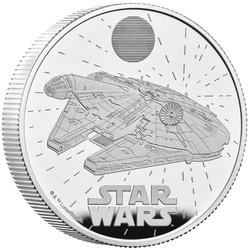 Star Wars: Millennium Falcon 2 uncje Srebra 2024 Proof