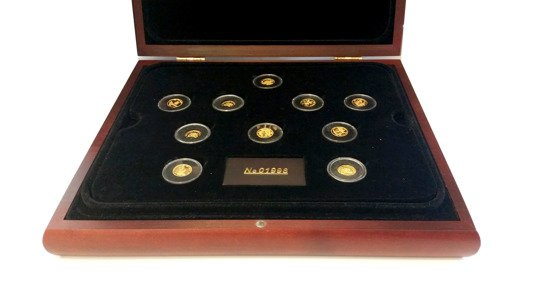 Olimpiai Játékok Athén szett 1,24 gramm x 10