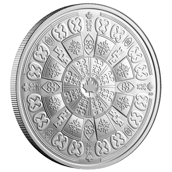 Canada: Commemorating Black History - Adinkra Symbols 1 uncja Srebra 2026 Proof
