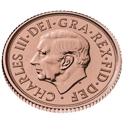 Great Britain: The Quarter Sovereign - Charles III 2024 Gold Coin