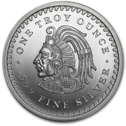Aztec Calendar 1 uncja Srebra