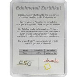 1 g Sztabka Srebra CombiBar Valcambi