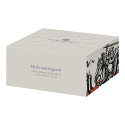 Myths & Legends : King Arthur 1 once d'or 2023 Proof
