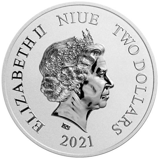 Niue: Disney - Mickey Mouse Christmas 1 oz Silber 2021