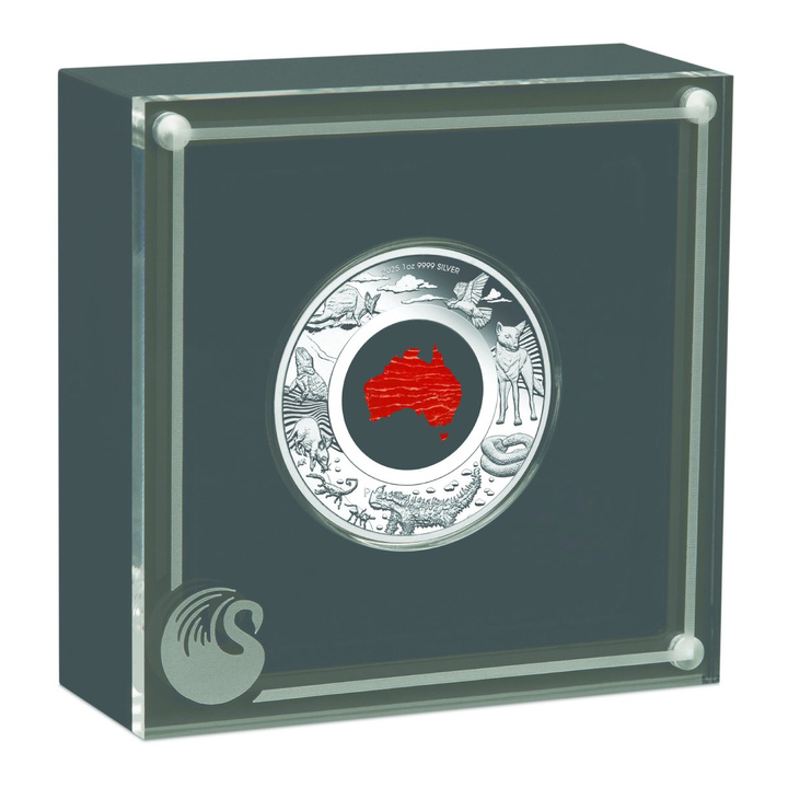 Australia: Great Southern Land Coloured 1 oz Silver 2025 Proof