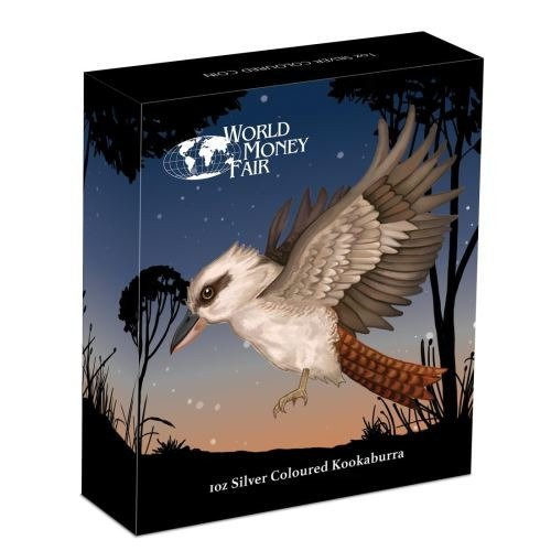 Kookaburra 1 uncja Srebra 2018 (World Money Fair Berlin)