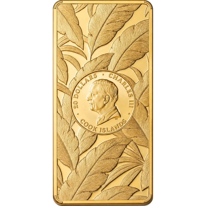 Silver Bar-Coin Barre de Luxe - Leopard Gilded 3 oz Silver 2026 Proof High Relief