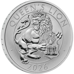 The Royal Tudor Beasts: Queen’s Lion 2 x 1 uncja Srebra 2026 Proof/Matte Proof