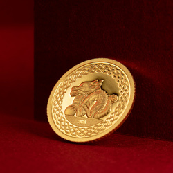 Mongolie : Grand dragon 0,5 gramme d'or 2024 Proof
