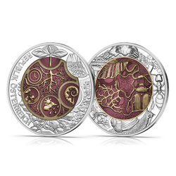 Niobium Series: Edaphon coloured 25 Euro Silber 2024