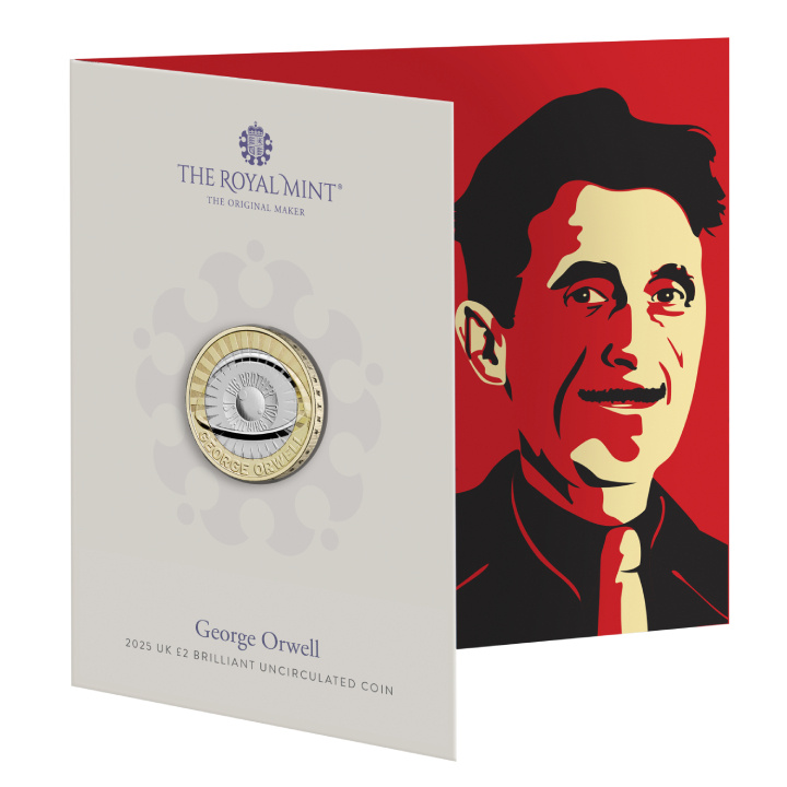 George Orwell £2 Cupro-nickel 2025