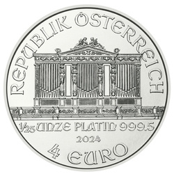 Bécsi Filharmonikusok 1/25 uncia platina 2024