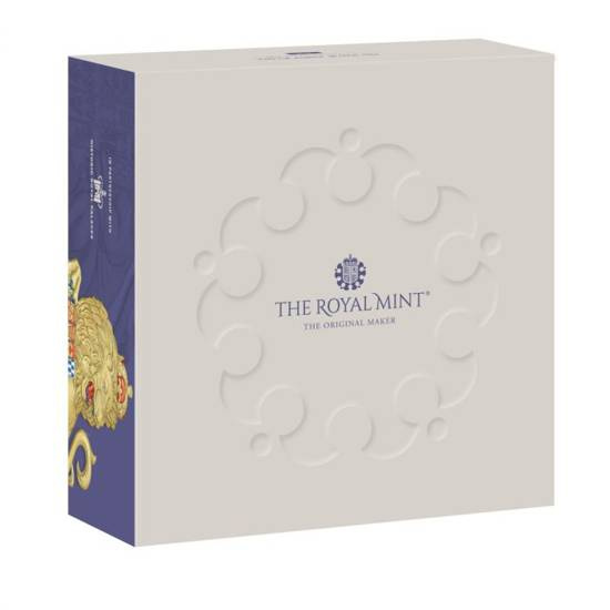 The Royal Tudor Beasts: Lion of England 5 uncji Złota 2022 Proof