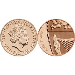 Set of 14 silver coins United Kingdom 2018 Proof