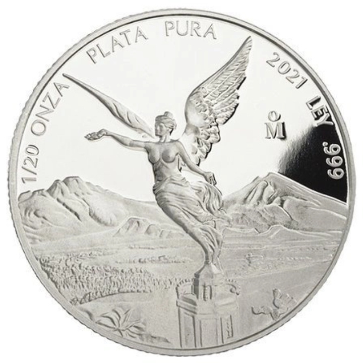 Libertad Mexicana 1/20 oz Plata 2021 Proof