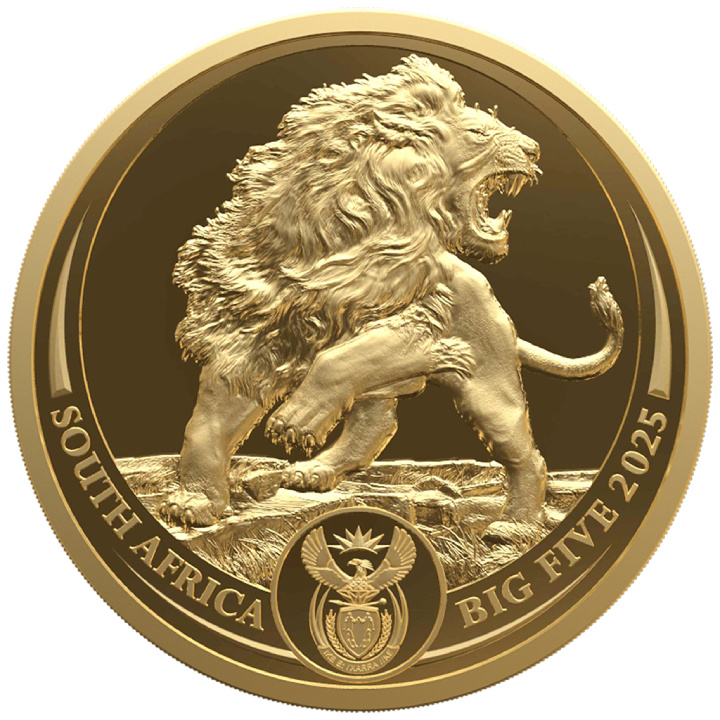 Big Five III: Lion 1 oz zlato 2025 proof