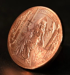 Moneda de cobre Germania Mint: Germania 1/2 onza de Cobre 2026