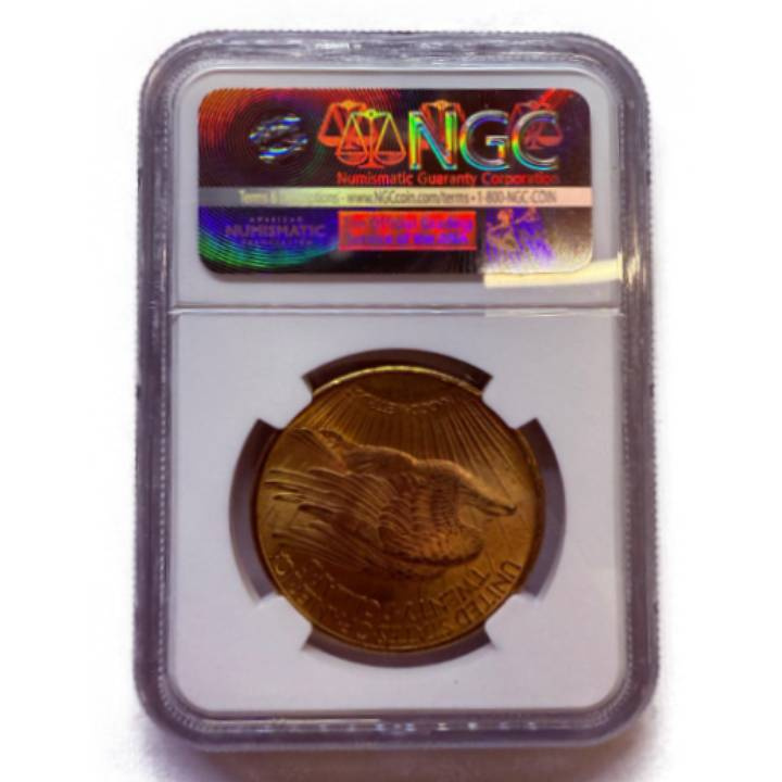 Double Eagle 20 Dollar Oro 1924 NGC MS63