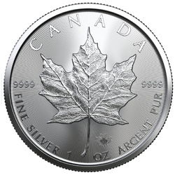 Treasured Canadian Maple Leaf - Year of the Rabbit 1 oz Silber 2023