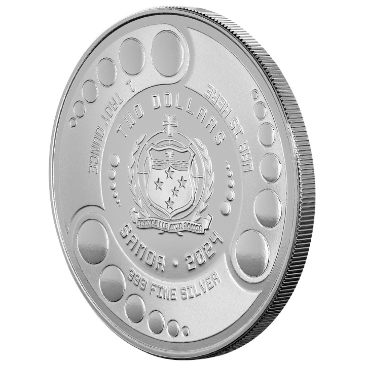 Samoa: Alien 1 oz Stříbro 2024 Prooflike Coin
