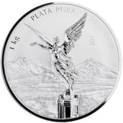 Mexican Libertad 1000 gramów Srebra 2024 Prooflike