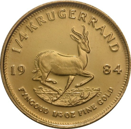 Krugerrand 1/4 once d'or 1984