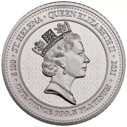 The Queen’s Virtues: Victory 1 oz Platinum 2021