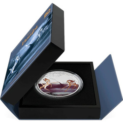 Niue: Disney Bambi 80th Anniversary – Bambi and Faline coloured 1 oz Silber 2022 Proof