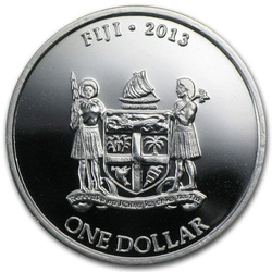 Fiji: Taku 1/2 oz Silver 2013 Coin