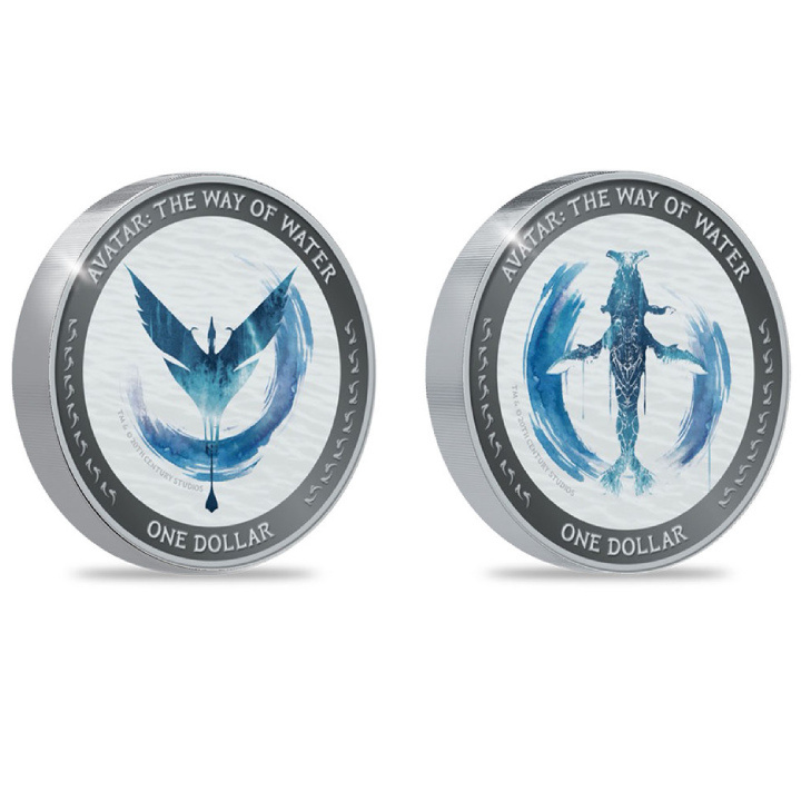 New Zealand: Avatar - The Way of Water 'Pandoran Fauna' Set of Two coloured Silver 2023 Proof Coins 