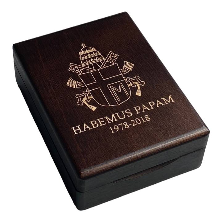 Niue: Habemus Papam 1978-2018 1/10 unce zlata 2018 Proof