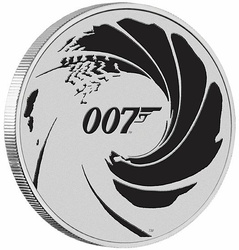 Tuvalu: James Bond 007 coloured 1 oz Silver 2022