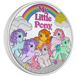 Niue : My Little Pony coloré 1 once d'argent 2022 Proof