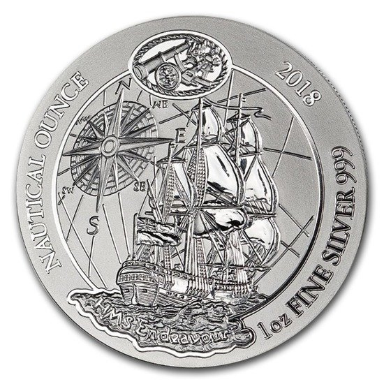 Nautical Ounce : HMB Endeavour 1 once d'argent 2018