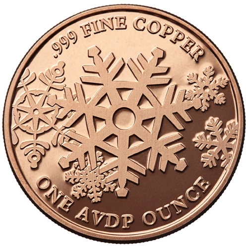 Merry Christmas — Santa Fireplace 1 oz Copper