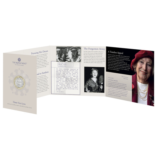 Celebrând viața și moștenirea lui Dame Vera Lynn 2 lire Cupronichel 2022