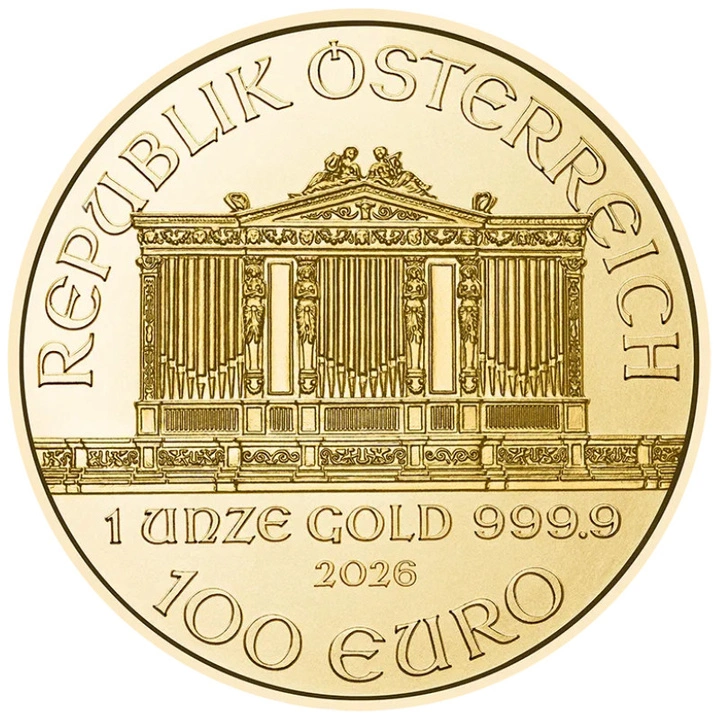 Vienna Philharmonic 1 oz Gold 2026