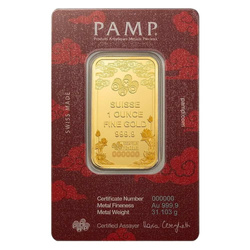 Sztabka Pamp - Dragon 1 uncja Złota