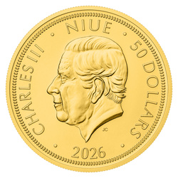 Gold Coin Niue: Czech Lion 1 oz Gold 2026