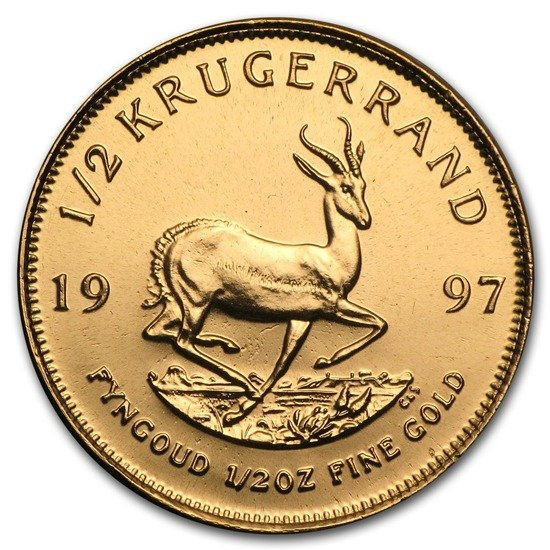 Krugerrand 1/2 uncji Złota 1997