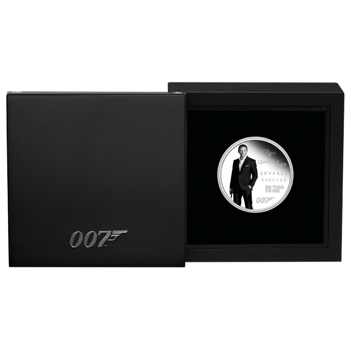 Tuvalu: James Bond Legacy 5th issue - Daniel Craig coloured 1 oz Silver 2024 Proof