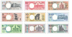 Zestaw banknotów NBP "Miasta polskie"