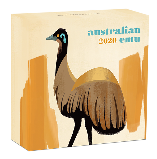 Australian Emu 1 oz Silber 2020 Proof Bescheinigung 1-20