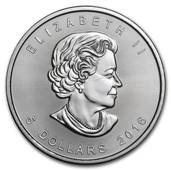 Canadian Maple Leaf 1 oz Silver 2016